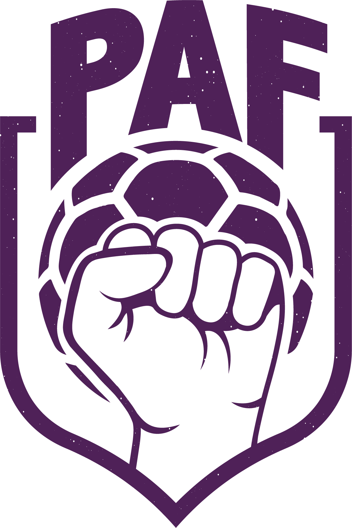 Logo PAF! violet